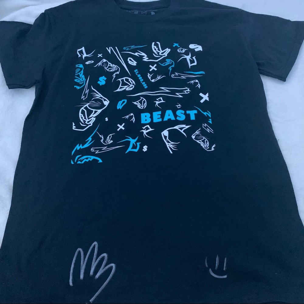 Signed MRBEAST Shirt Authentic Out of stock Shirt!